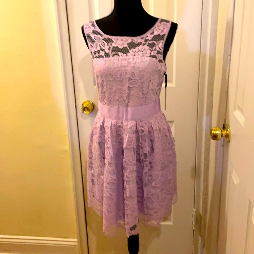 BB Dakota Lacey No Sleeve Dress in Violet